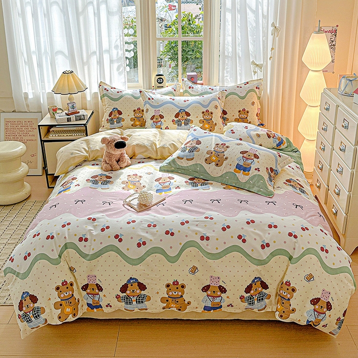 91家纺网 家纺一手货源 找家纺 （总） 依庭 2026新款12868全棉纯棉印花四件套