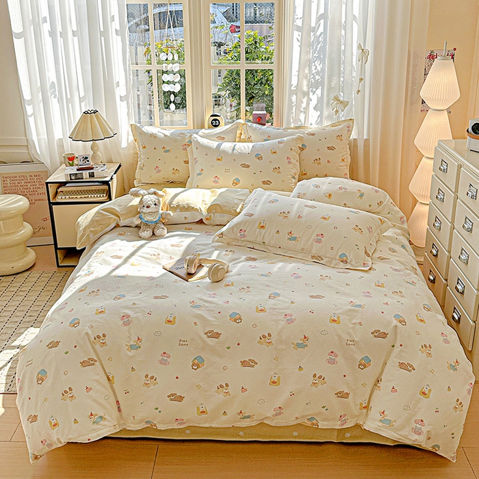 91家纺网 家纺一手货源 找家纺 （总） 依庭 2026新款12868全棉纯棉印花四件套