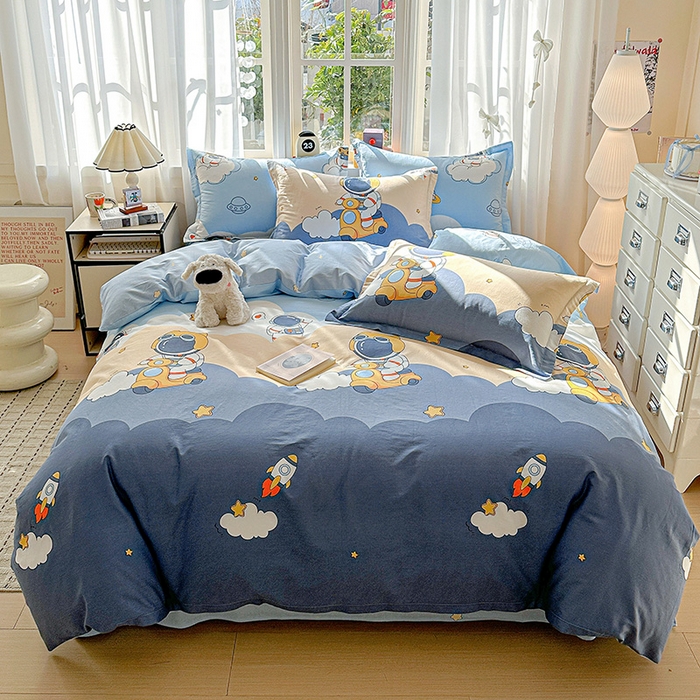 91家纺网 家纺一手货源 找家纺 （总） 依庭 2026新款12868全棉纯棉印花四件套