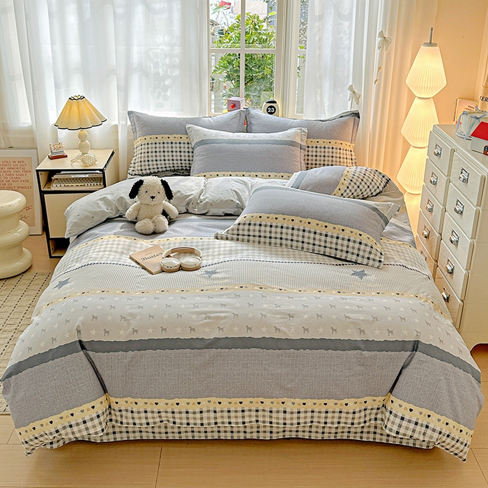 91家纺网 家纺一手货源 找家纺 （总） 依庭 2026新款12868全棉纯棉印花四件套