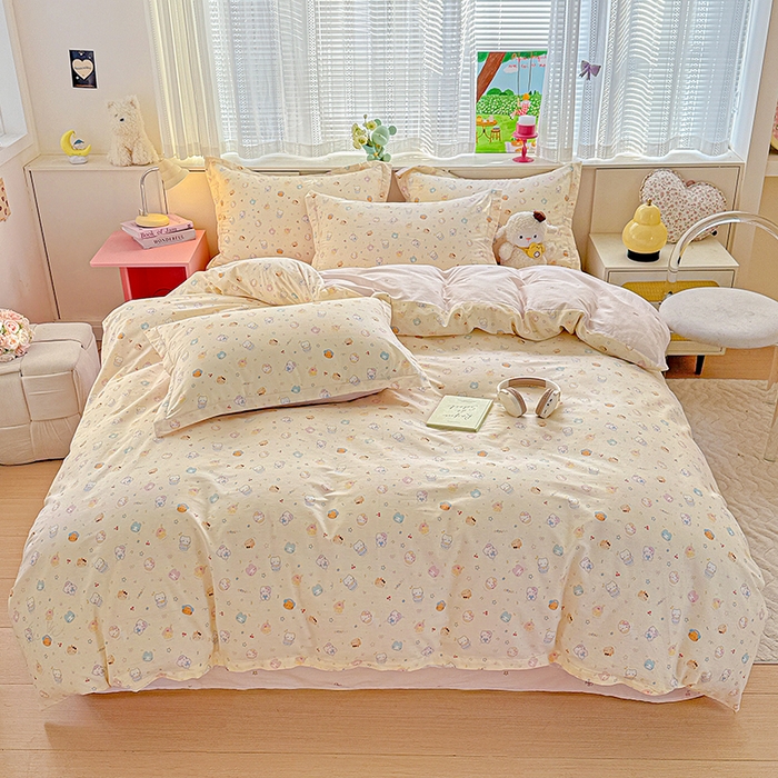 91家纺网 家纺一手货源 找家纺 （总） 依庭 2026新款12868全棉纯棉印花四件套