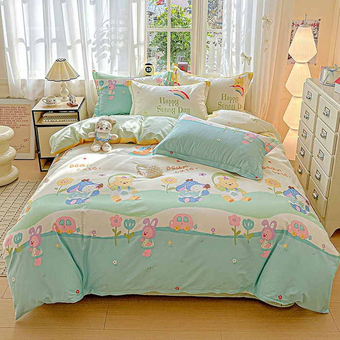 91家纺网 家纺一手货源 找家纺 （总） 依庭 2026新款12868全棉纯棉印花四件套