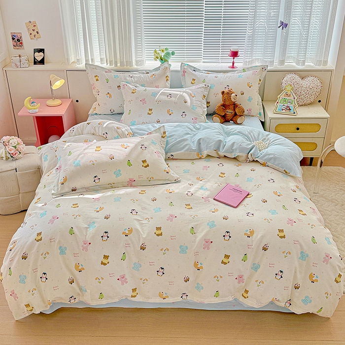 91家纺网 家纺一手货源 找家纺 （总） 依庭 2026新款12868全棉纯棉印花四件套