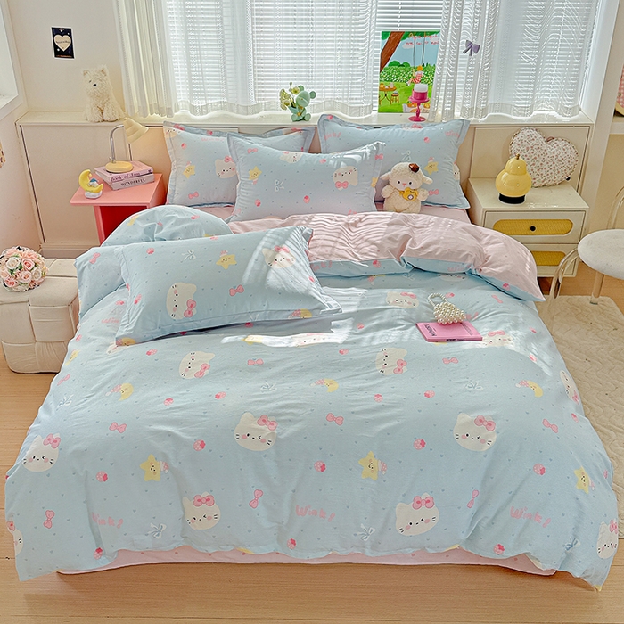 91家纺网 家纺一手货源 找家纺 （总） 依庭 2026新款12868全棉纯棉印花四件套