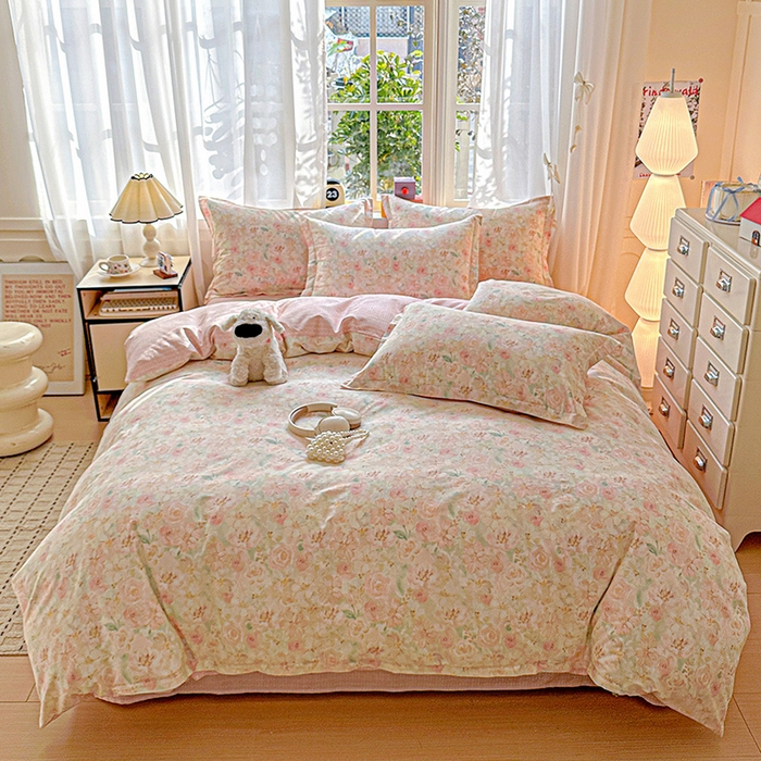 91家纺网 家纺一手货源 找家纺 （总） 依庭 2026新款12868全棉纯棉印花四件套