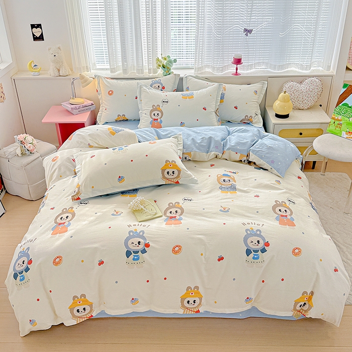 91家纺网 家纺一手货源 找家纺 （总） 依庭 2026新款12868全棉纯棉印花四件套