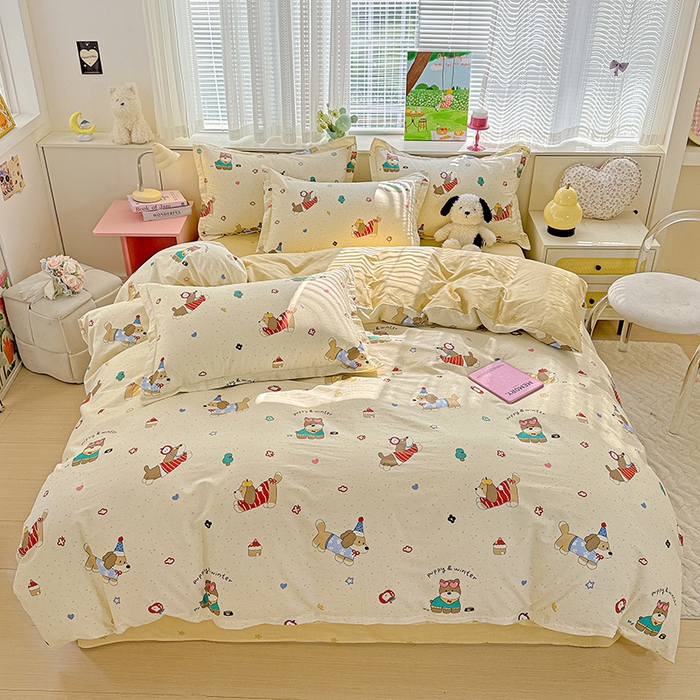 91家纺网 家纺一手货源 找家纺 （总） 依庭 2026新款12868全棉纯棉印花四件套