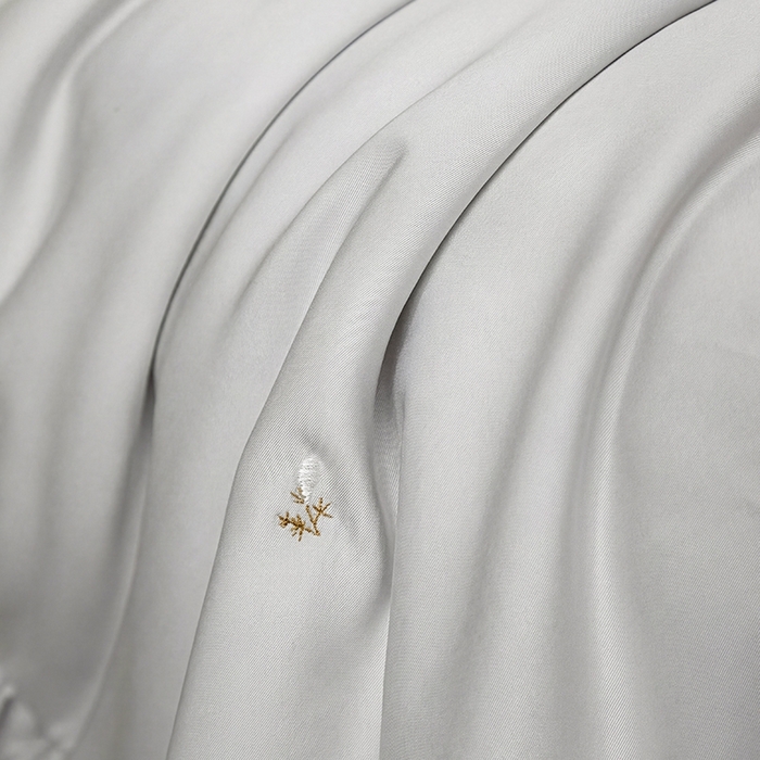 91家纺网 家纺一手货源 找家纺 上喜 2026新款天丝小花刺绣夏被夏凉被空调被四件套 灰色