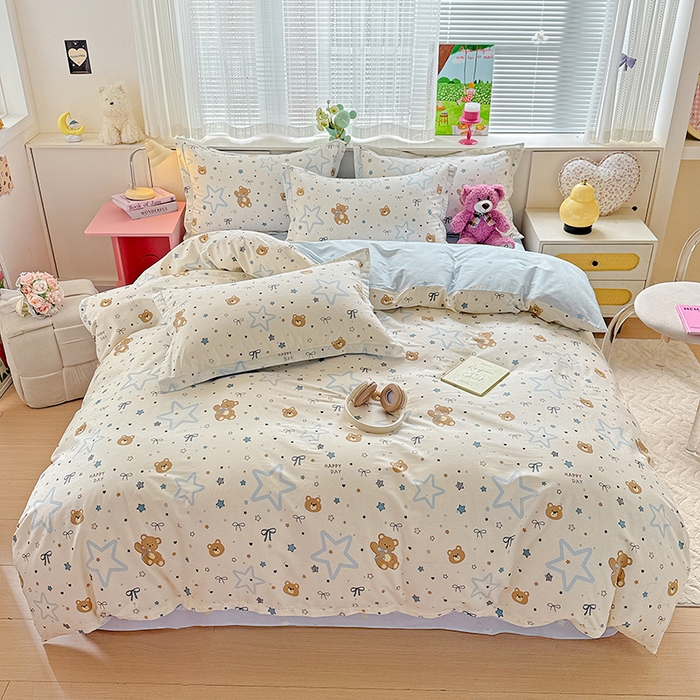 91家纺网 家纺一手货源 找家纺 （总） 依庭 2026新款12868全棉纯棉印花四件套