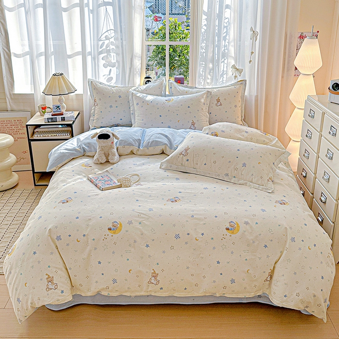 91家纺网 家纺一手货源 找家纺 （总） 依庭 2026新款12868全棉纯棉印花四件套