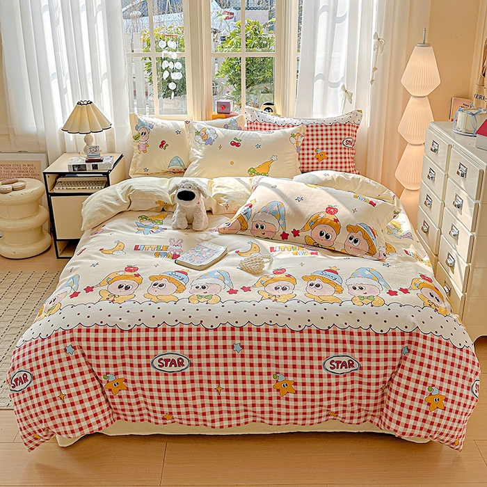 91家纺网 家纺一手货源 找家纺 （总） 依庭 2026新款12868全棉纯棉印花四件套