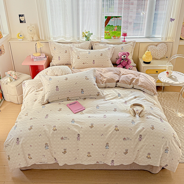 91家纺网 家纺一手货源 找家纺 （总） 依庭 2026新款12868全棉纯棉印花四件套