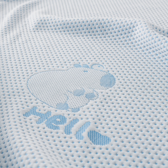 91家纺网 家纺一手货源 找家纺 席匠 2026新款冰豆豆床裙卡通款凉席席子凉席三件套 卡比巴拉床席款-蓝