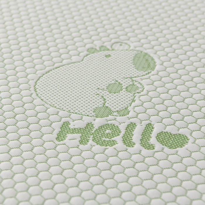 91家纺网 家纺一手货源 找家纺 席匠 2026新款冰豆豆床裙卡通款凉席席子凉席三件套 卡比巴拉床席款-绿