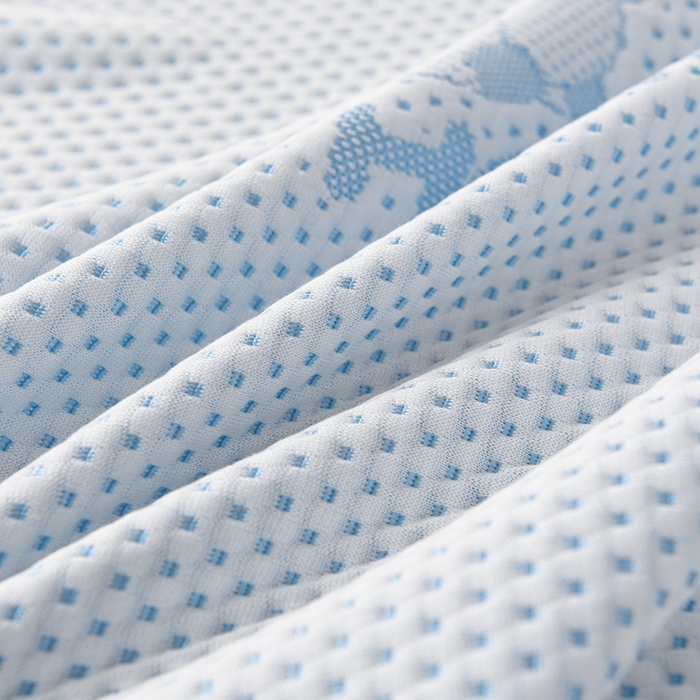 91家纺网 家纺一手货源 找家纺 席匠 2026新款冰豆豆床裙卡通款凉席席子凉席三件套 卡比巴拉床笠款-蓝