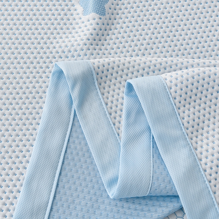 91家纺网 家纺一手货源 找家纺 席匠 2026新款冰豆豆床裙卡通款凉席席子凉席三件套 卡比巴拉床笠款-蓝