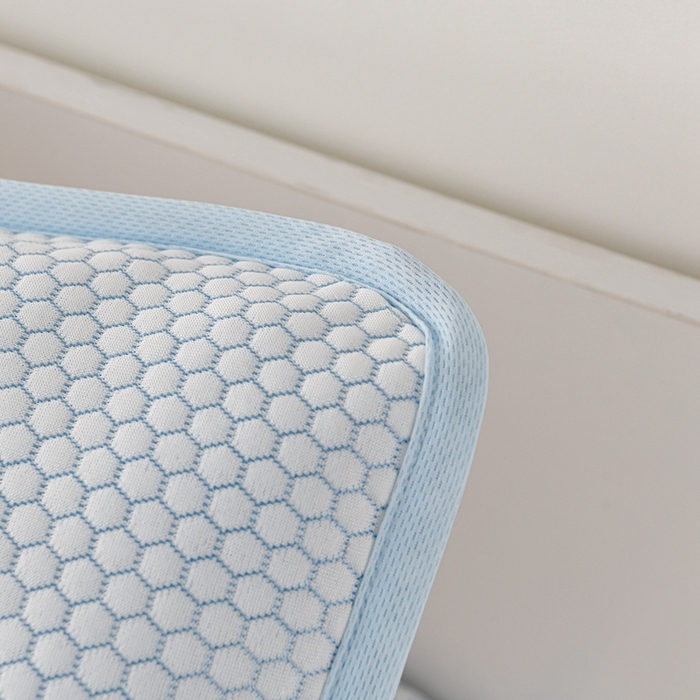 91家纺网 家纺一手货源 找家纺 席匠 2026新款冰豆豆床裙卡通款凉席席子凉席三件套 卡比巴拉床笠款-蓝