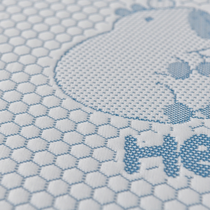 91家纺网 家纺一手货源 找家纺 席匠 2026新款冰豆豆床裙卡通款凉席席子凉席三件套 卡比巴拉床笠款-蓝