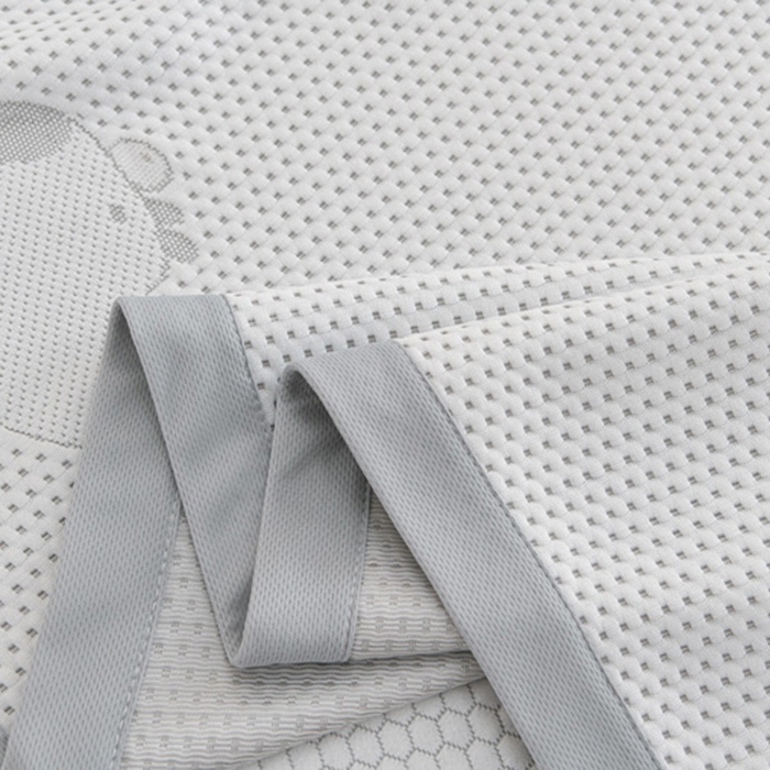 91家纺网 家纺一手货源 找家纺 席匠 2026新款冰豆豆床裙卡通款凉席席子凉席三件套 卡比巴拉渐变款-灰