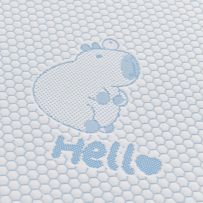 91家纺网 家纺一手货源 找家纺 席匠 2026新款冰豆豆床裙卡通款凉席席子凉席三件套 卡比巴拉渐变款-蓝