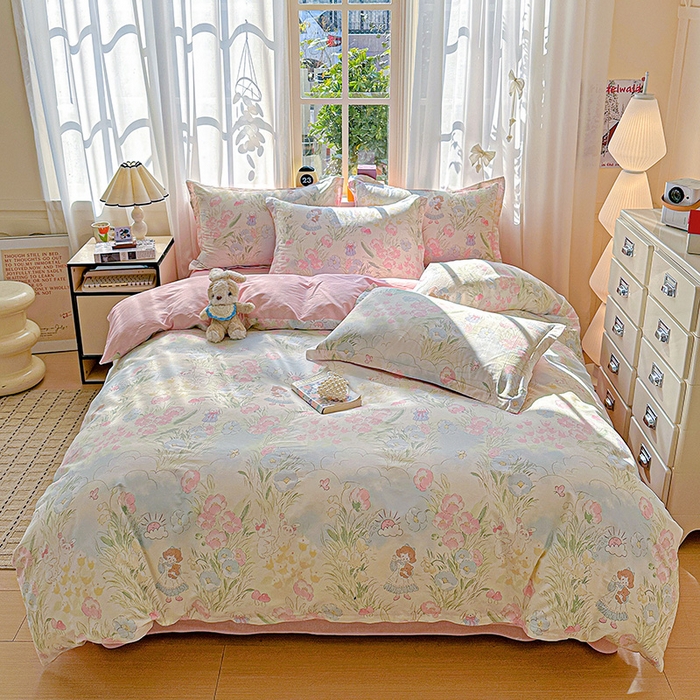 91家纺网 家纺一手货源 找家纺 （总）依庭 2026新款12868全棉纯棉印花被套