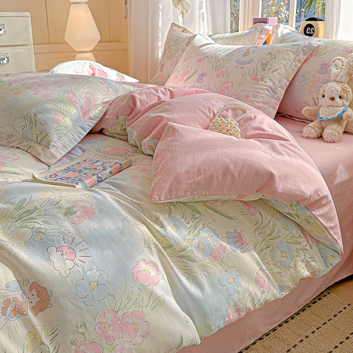 91家纺网 家纺一手货源 找家纺 （总） 依庭 2026新款12868全棉纯棉印花四件套