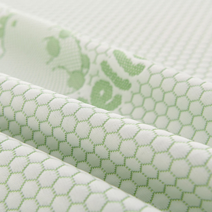 91家纺网 家纺一手货源 找家纺 席匠 2026新款冰豆豆床裙卡通款凉席席子凉席三件套 卡比巴拉渐变款-绿