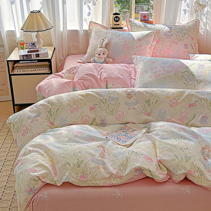 91家纺网 家纺一手货源 找家纺 （总） 依庭 2026新款12868全棉纯棉印花四件套