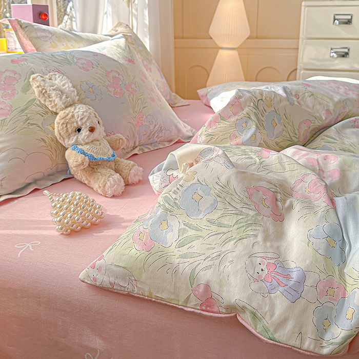 91家纺网 家纺一手货源 找家纺 （总） 依庭 2026新款12868全棉纯棉印花四件套