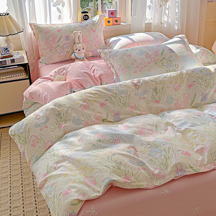 91家纺网 家纺一手货源 找家纺 （总） 依庭 2026新款12868全棉纯棉印花四件套