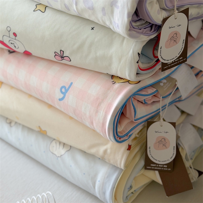 91家纺网 家纺一手货源 找家纺 （总）暖生活 2026春夏新款A类针织锦氨绵绵冰双感夏被夏凉被空调被