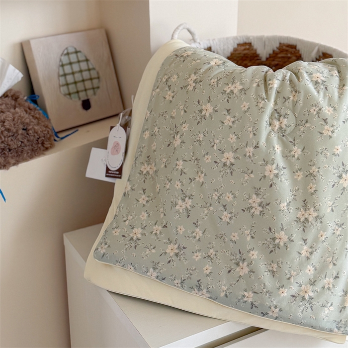 91家纺网 家纺一手货源 找家纺 暖生活 2026春夏新款A类针织锦氨绵绵冰双感夏被夏凉被空调被 绿野白茶