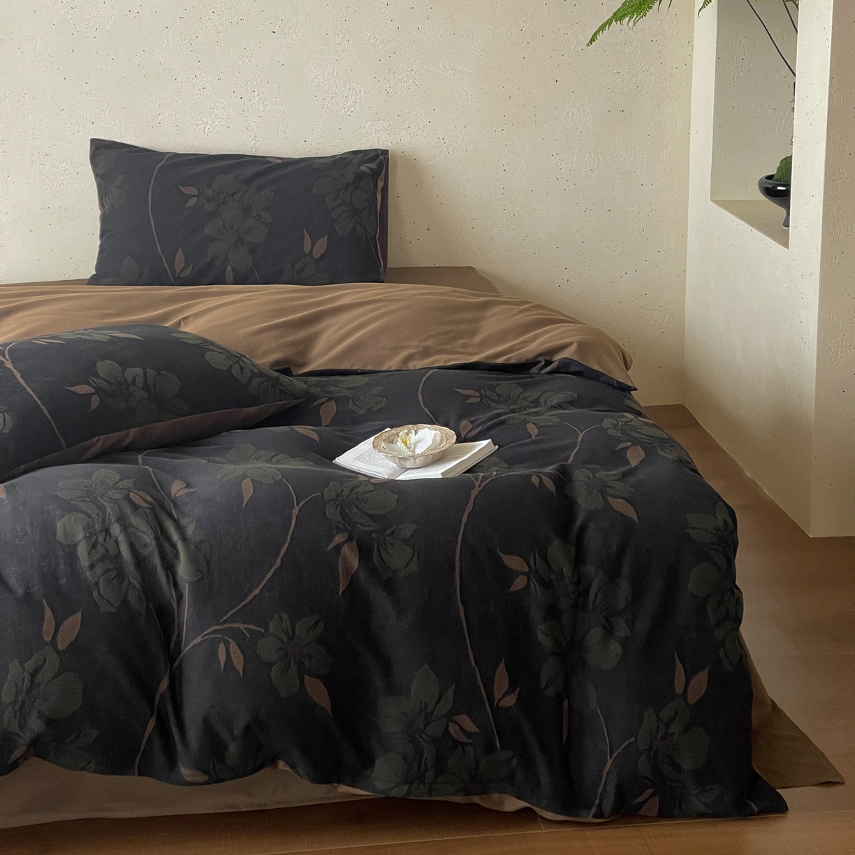 91家纺网 家纺一手货源 找家纺 （总）云上 2026春夏新款全棉纯棉色织大提花四件套-曼华