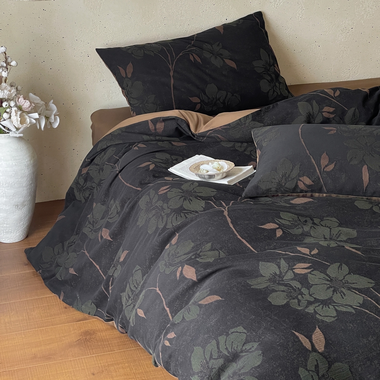 91家纺网 家纺一手货源 找家纺 （总）云上 2026春夏新款全棉纯棉色织大提花四件套-曼华