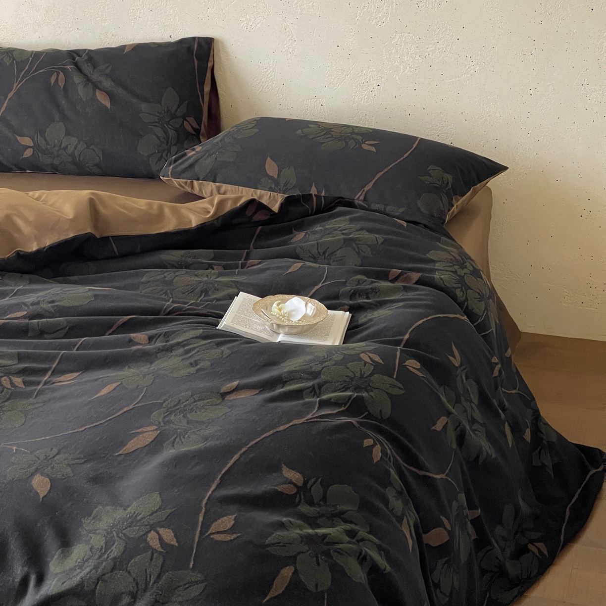 91家纺网 家纺一手货源 找家纺 （总）云上 2026春夏新款全棉纯棉色织大提花四件套-曼华