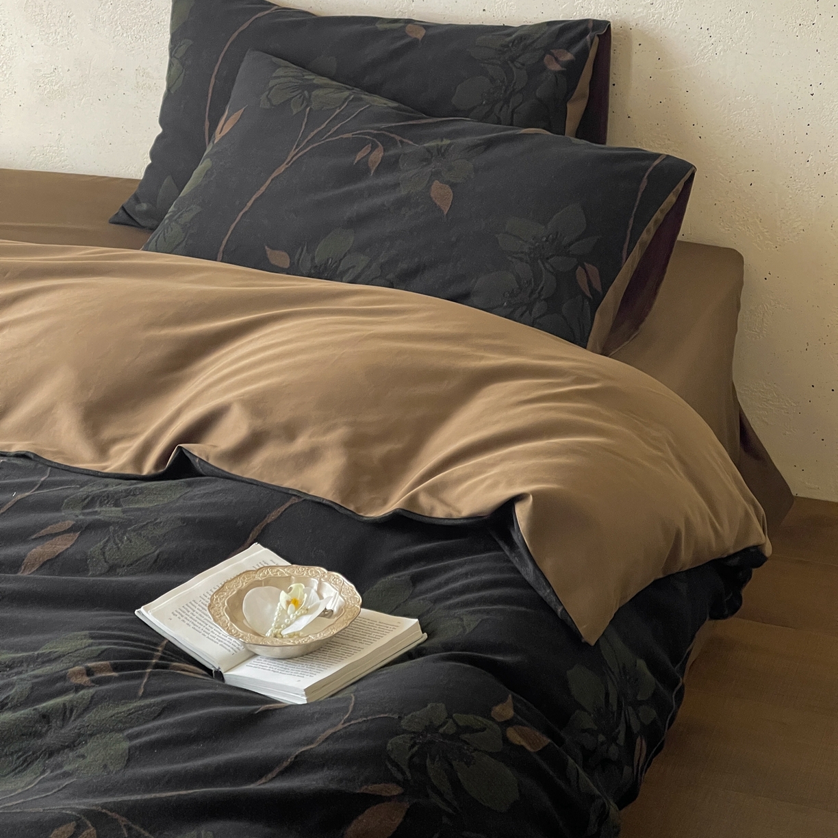 91家纺网 家纺一手货源 找家纺 （总）云上 2026春夏新款全棉纯棉色织大提花四件套-曼华