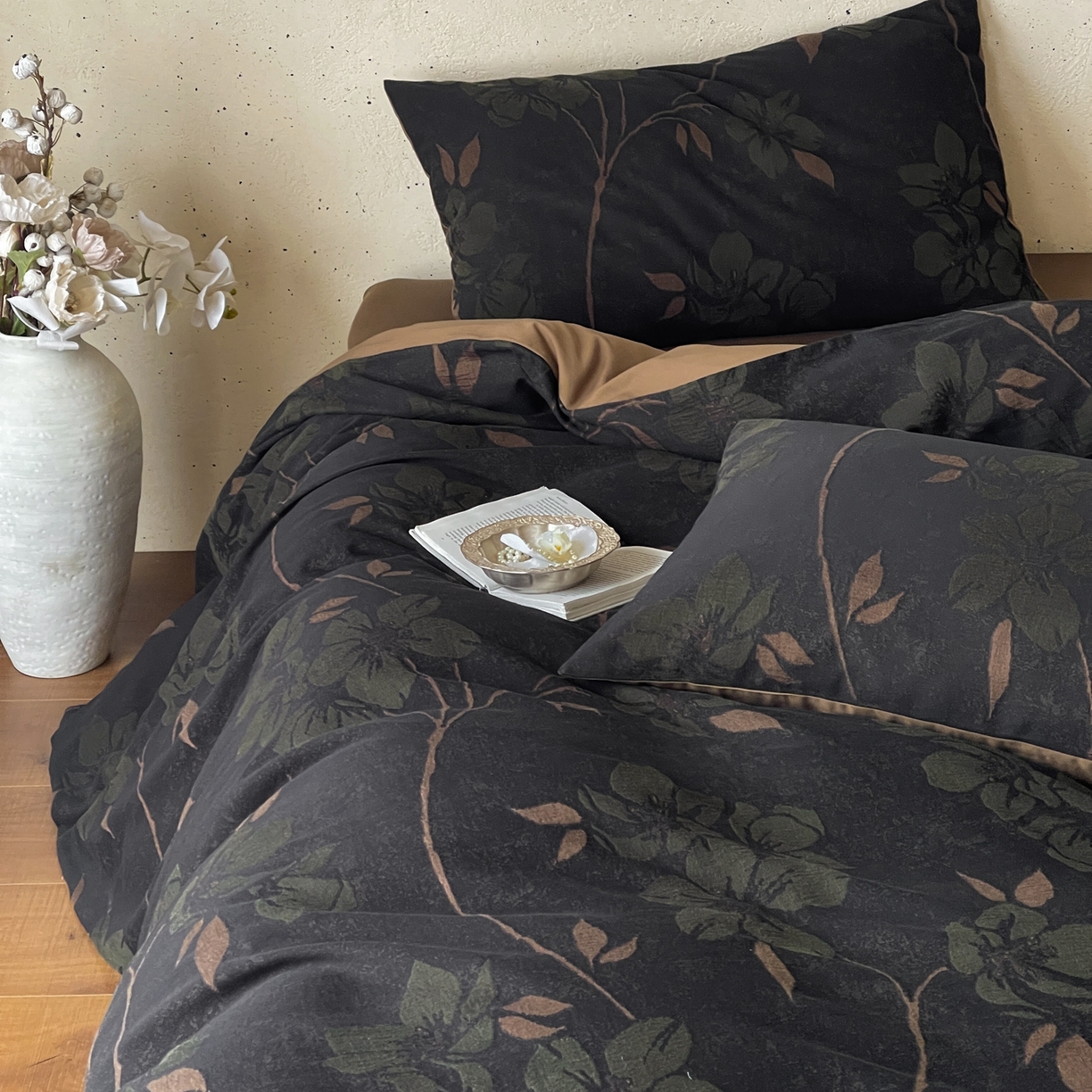 91家纺网 家纺一手货源 找家纺 （总）云上 2026春夏新款全棉纯棉色织大提花四件套-曼华