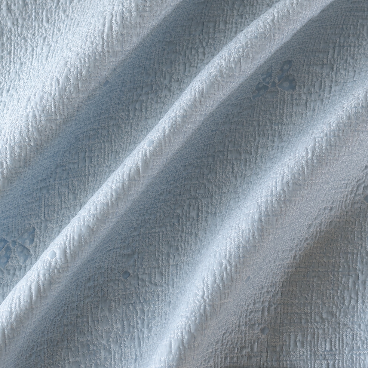 91家纺网 家纺一手货源 找家纺 云上 2026新款冷萃丝三明治凉感席凉席席子-蝴蝶结系列 蝴蝶结床笠款-蓝色