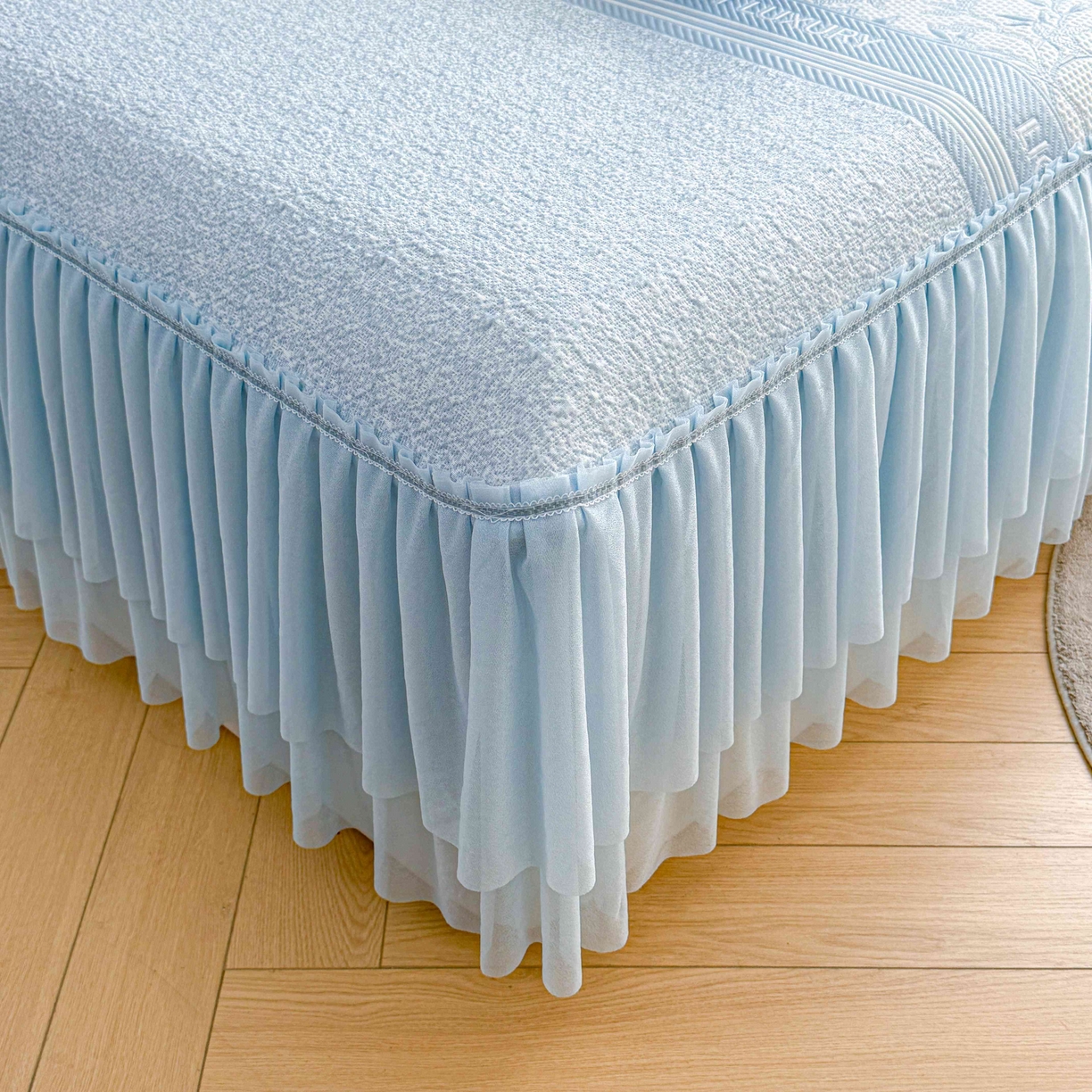 91家纺网 家纺一手货源 找家纺 （总）席匠 2026新款LUX·奢序系列床裙款凉席席子