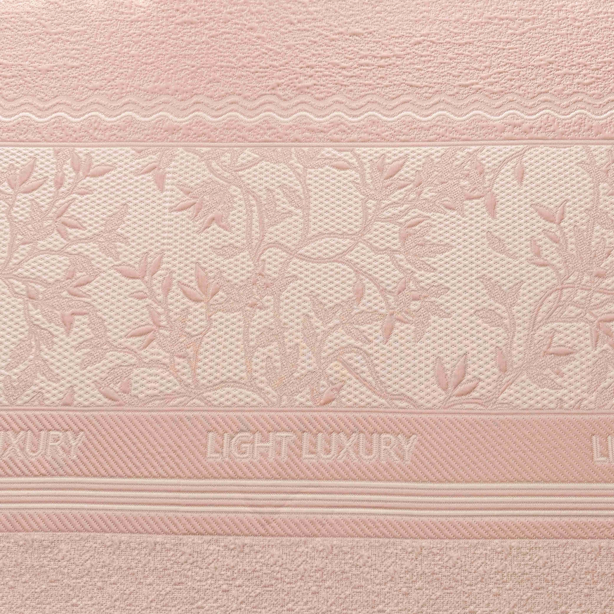 91家纺网 家纺一手货源 找家纺 席匠 2026新款LUX·奢序系列床裙款凉席席子 烟粉