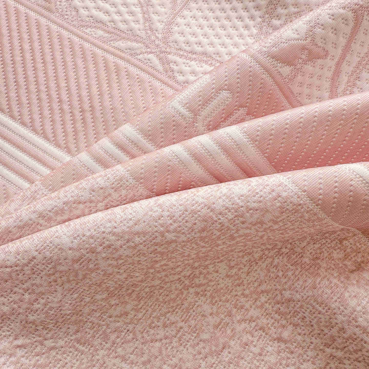 91家纺网 家纺一手货源 找家纺 席匠 2026新款LUX·奢序系列床裙款凉席席子 烟粉