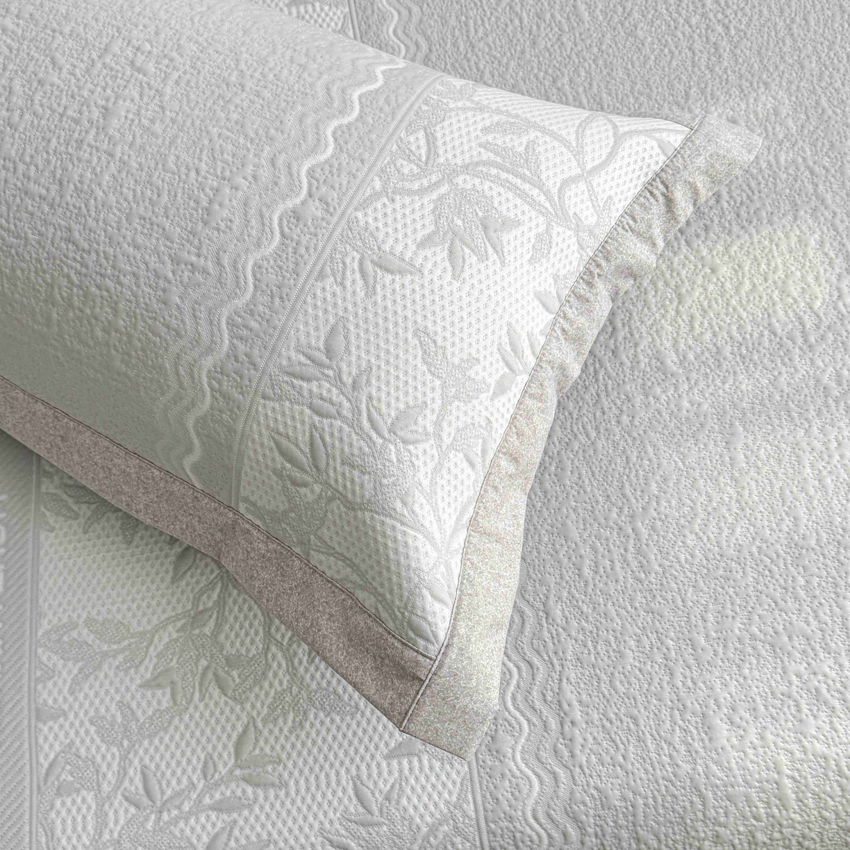 91家纺网 家纺一手货源 找家纺 席匠 2026新款LUX·奢序系列床裙款凉席席子 烟灰