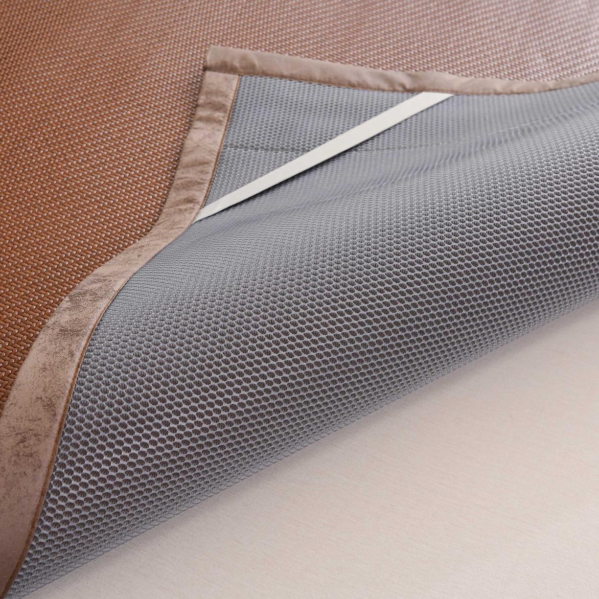 91家纺网 家纺一手货源 找家纺 席匠 2026新款雪藤古藤席凉席席子 古藤席-咖色