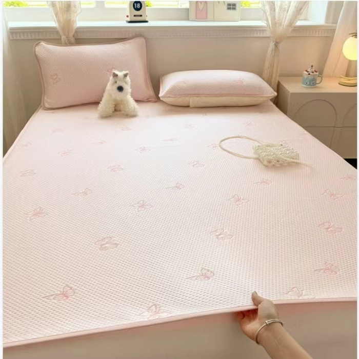 91家纺网 家纺一手货源 找家纺 （总）席匠 2026新款亲肤舒适凉感凉席席子-蝴蝶平铺款