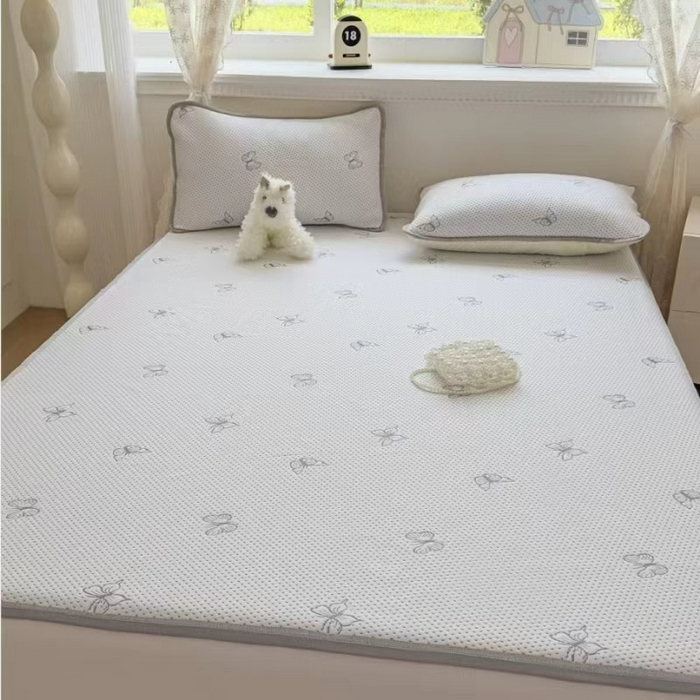 91家纺网 家纺一手货源 找家纺 （总）席匠 2026新款亲肤舒适凉感凉席席子-蝴蝶平铺款