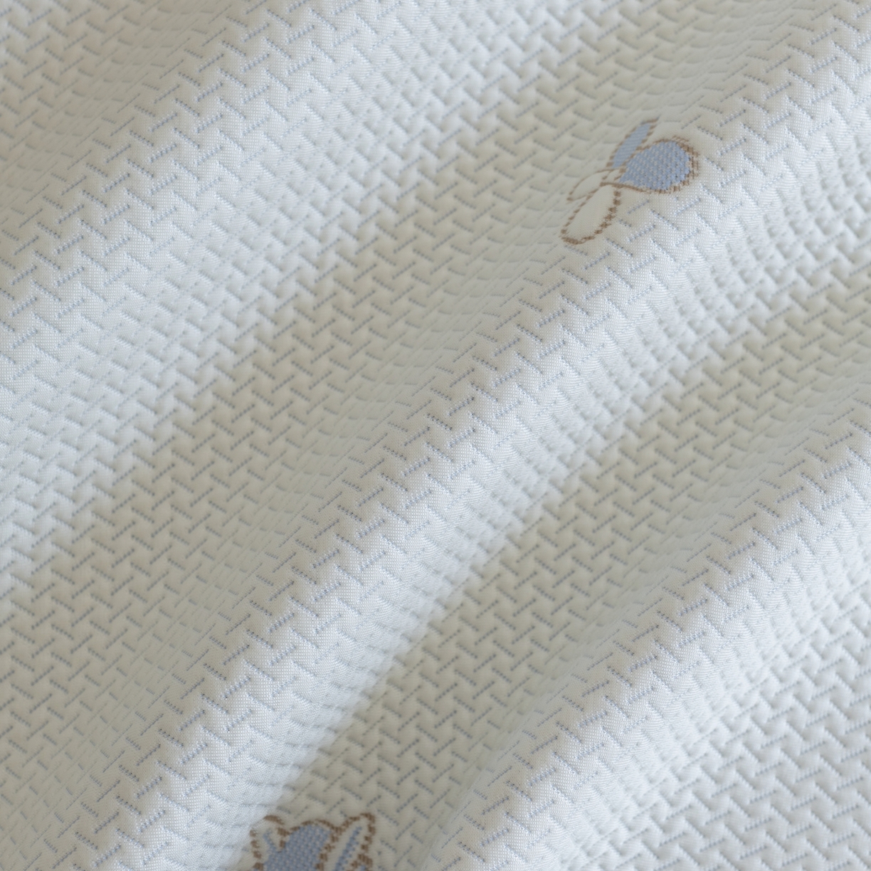 91家纺网 家纺一手货源 找家纺 云上 2026新款冷萃丝三明治凉感席凉席席子-卡通系列 小马床席款-蓝色