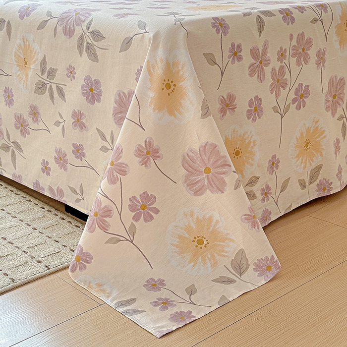 91家纺网 家纺一手货源 找家纺 依庭 2026新款12868全棉纯棉印花四件套秋日确幸