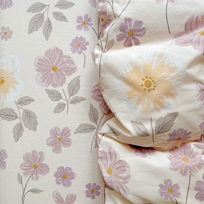 91家纺网 家纺一手货源 找家纺 依庭 2026新款12868全棉纯棉印花四件套秋日确幸