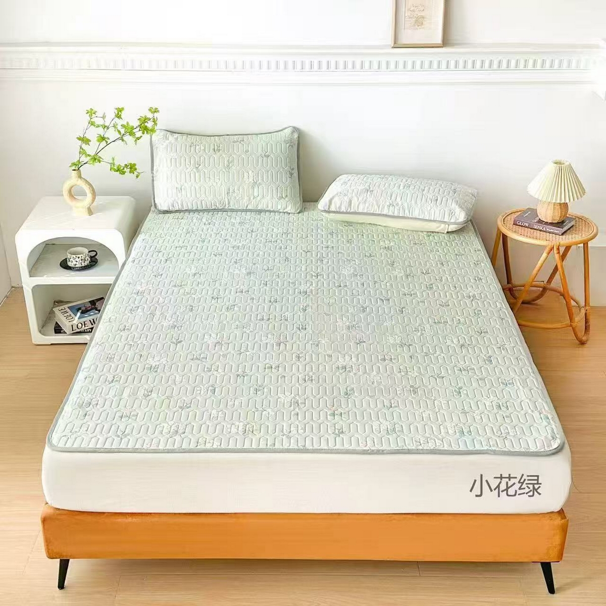 91家纺网 家纺一手货源 找家纺 （总）席匠 2026新款乳胶小包边印花凉席席子