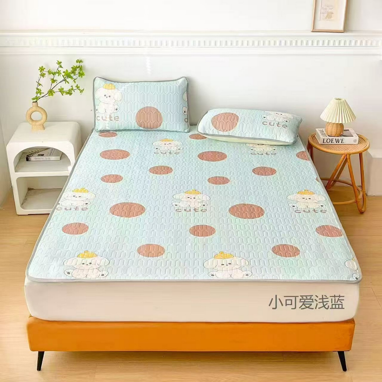 91家纺网 家纺一手货源 找家纺 （总）席匠 2026新款乳胶小包边印花凉席席子